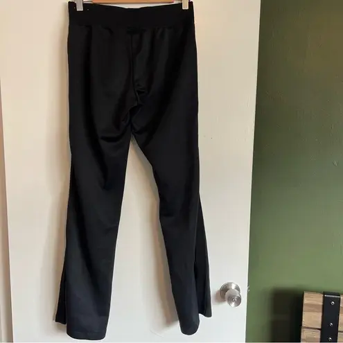 Nike athletic dept black straight leg zip ankle pants size small