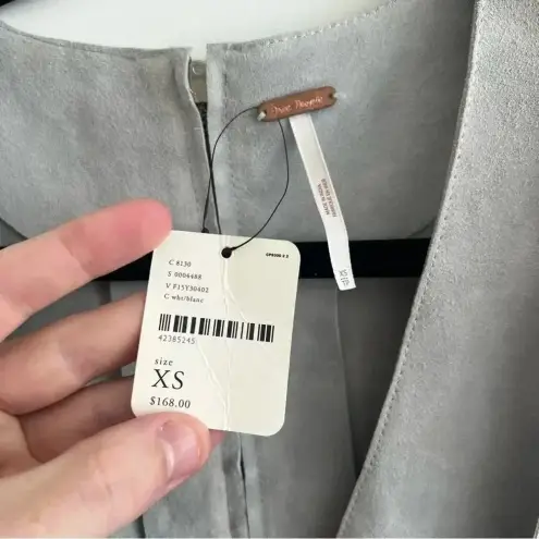 Free People B104 NEW  Cow Suede Mini Dress Size XS