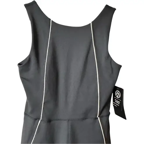 Move Theology Women's black Athletic Sporty Black and White Jumpsuit Sz M NWT Size M