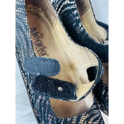 Alegria Loafer Women Paloma Onyx Jungle black Mary Jane EU 37 US 7-7.5 Leather