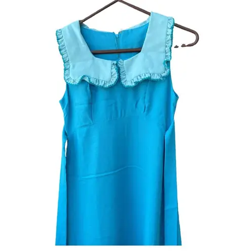 Vintage maxi dress & jacket size 8 ( runs small) Blue