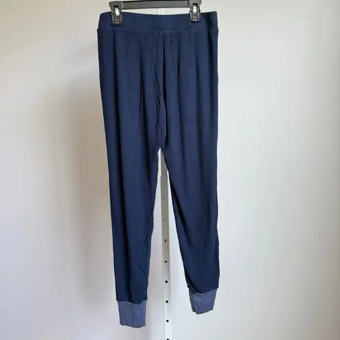 Stateside sz S Navy Blue Waffle-Knit Lounge Jogger Pants