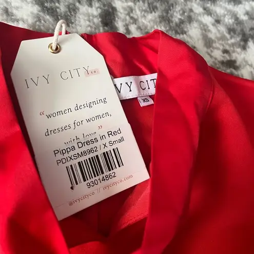 ivy city co Pippa Dress Red