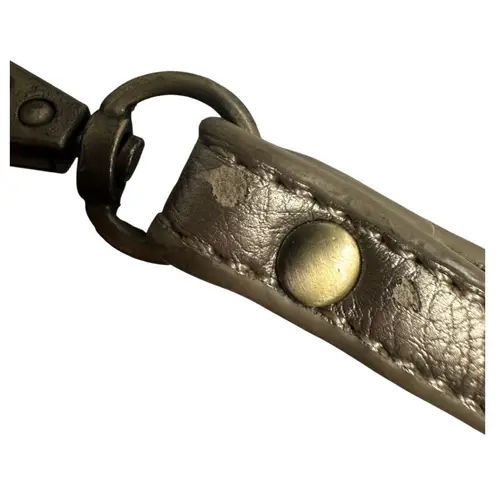 Mulberry England Rose Gold Pebbled Leather Wristlet Wallet Clutch Purse