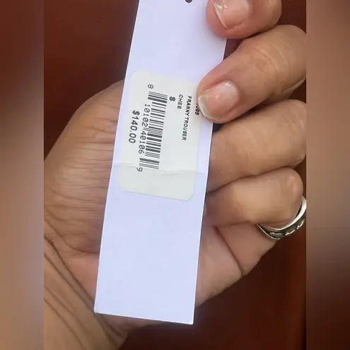 LBLC The Label Franny Faux Leather Trouser IN Chestnut