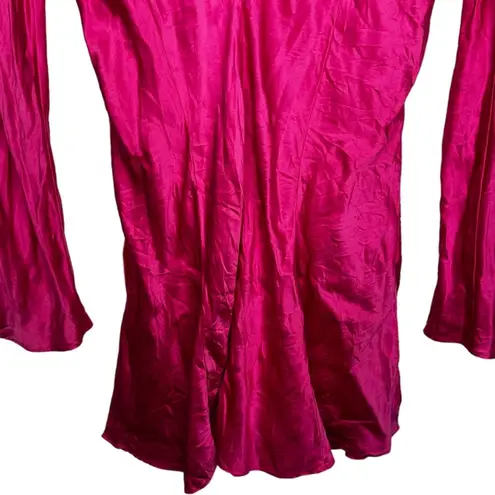 Frederick's of Hollywood Vintage Frederick's Silk Collection Pink Silk Shorts Romper