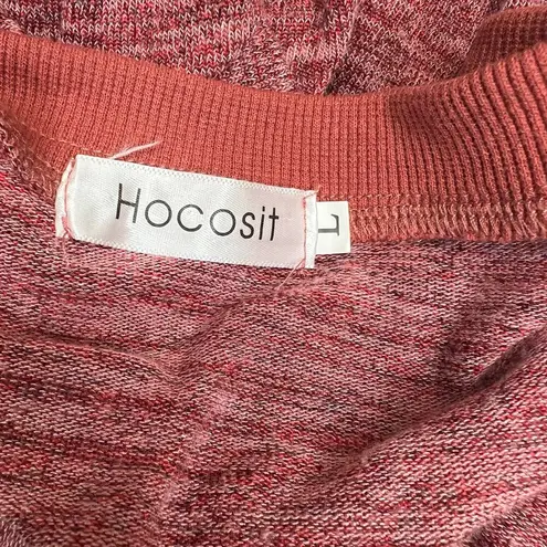 Hocosit Women’s Casual Heather Red Top Size L Size L