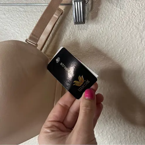 Wacoal 854372 Tan Nude Staying Power Strapless Wire Free Bra NEW 32D