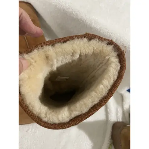 Warmbat Australia Suede Boots Women’s 8 Or Men’s 7 Unisex Brown