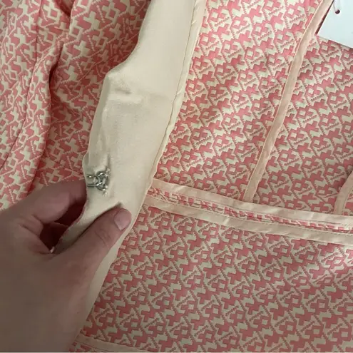 Lucy Paris Pink & Cream Blazer Size Medium NWT