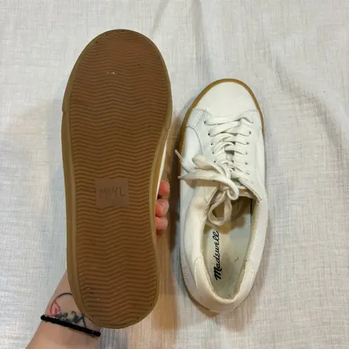 Madewell  Sidewalk Low-Top Sneakers In Monochrome‎ Canvas womens 7.5