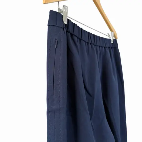 T Tahari Women's Navy Pull On Stretch Ankle Dress Pants Size 10 Officecore - Image 8
