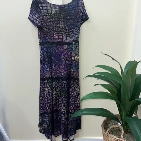 Lily | Purple Abstract Jungle Short