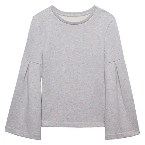 Banana Republic  Grey Bell-Sleeve Couture Sweatshirt size XS