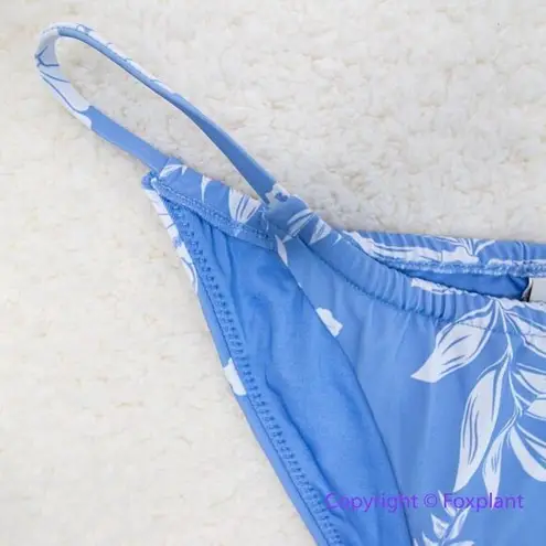 NEW Rhythm Leila Tie Side Hi Cut Pant in Whisper Blue, size XL Blue