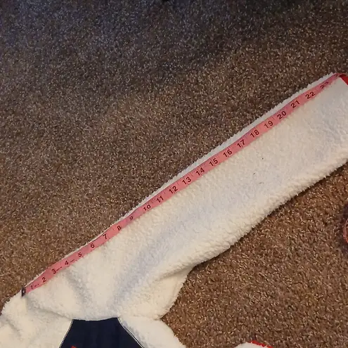 Tommy Hilfiger fleece front zip sherpa jacket size small - Image 14