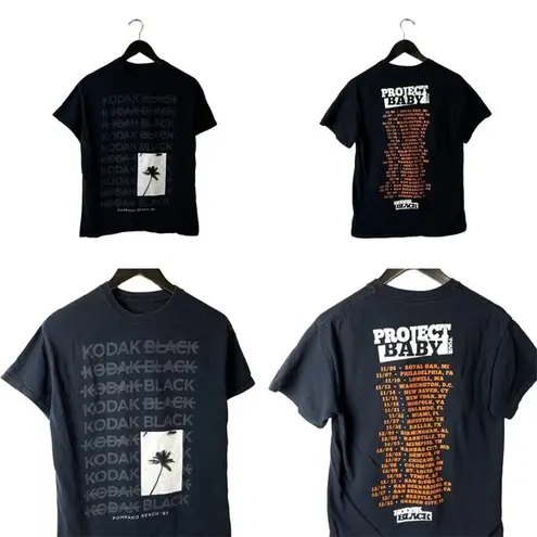 Kodak 2017 Black Rap Tee T Shirt Black Medium M Graphic