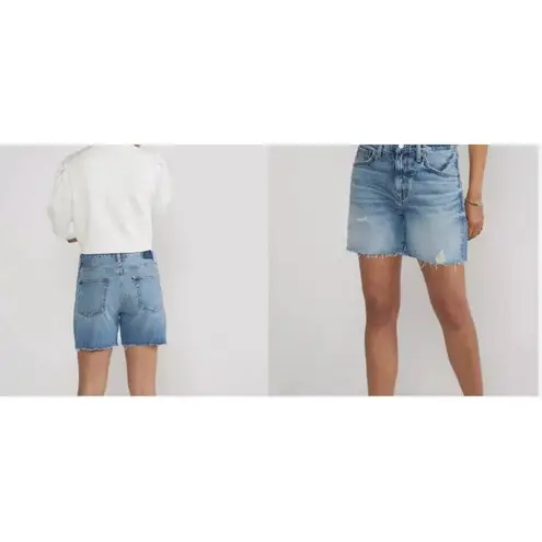 ÉTICA Skylar Cut Off Shorts Women's sz. 26 Blue Organic Cotton Vacation Beachy