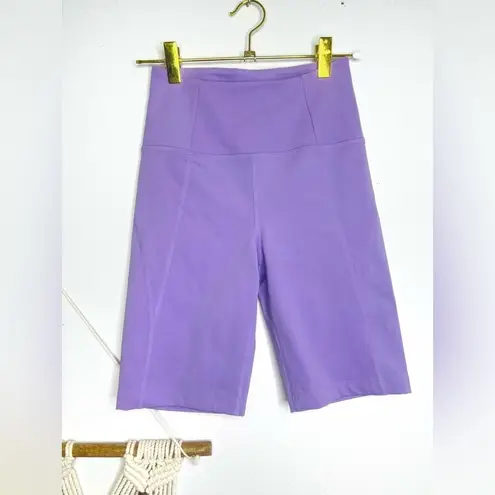 Girlfriend Collective  Shorts Purple High-Rise Bike new with tags