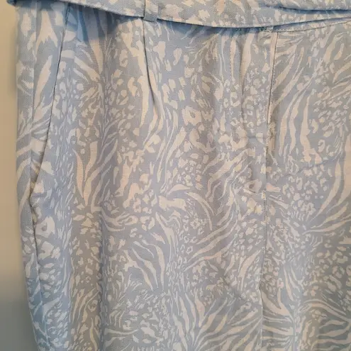 Charlie Paige Crop Pant Linen Blend Size Medium