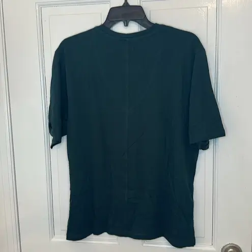 Jag jeans Jag Dark Green V neck‎ Tshirt size L NWT
