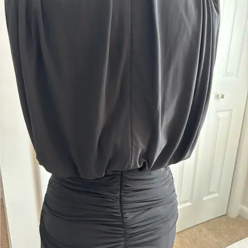 Badgley Mischka NWT! Elegant Black Evening Gown w/exquisite detail. $475 retail