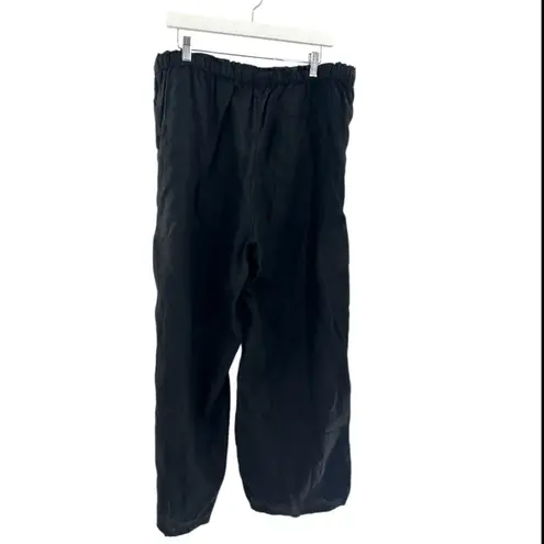 J.Crew  Soleil Pant in Linen Black size Large