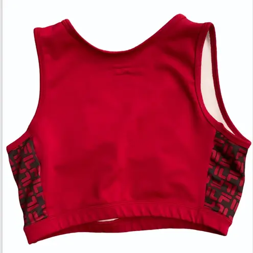 FILA  Red Logo Sports Bra