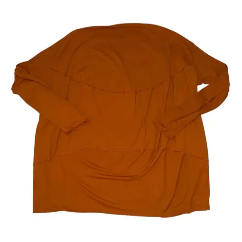 Lululemon  Back in Action burnt orange long sleeve tshirt women’s size 10