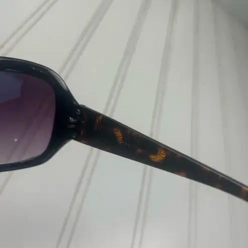 Black Oversized Square Sunglasses w Purple Gradient Lenses Women Fashion Shades