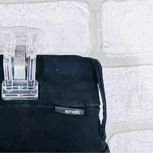 MOTHER High Waisted Looker Jeans in Not Guilty Wash Size 31 Black