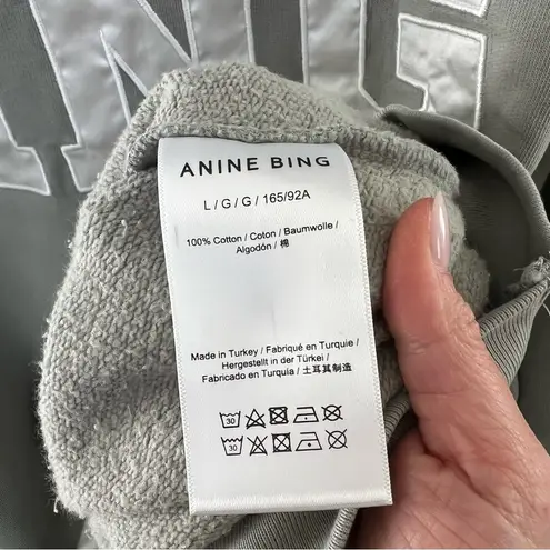 ANINE BING  Tyler Sweatshirt in Sage Green