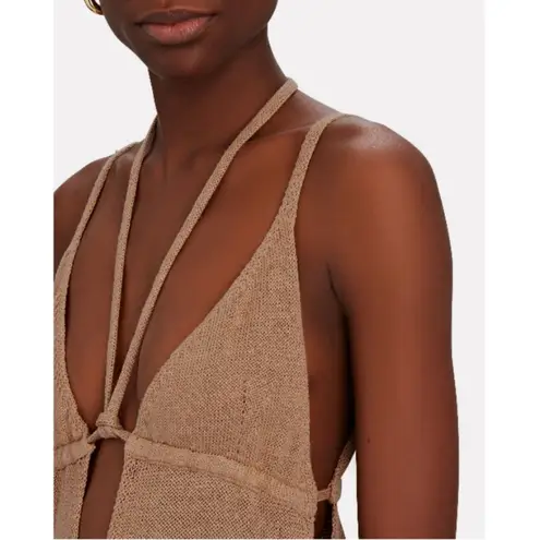 Cult Gaia ππ Kingsley Knit Dress ~ Light Camel Medium M NWT