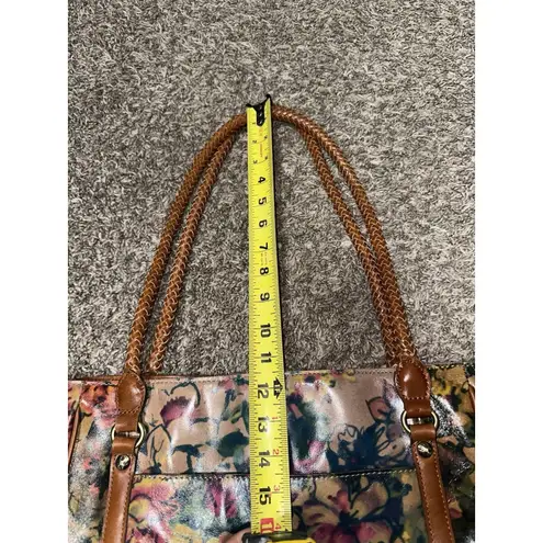 Patricia Nash Floral The Cameley leather tote and Alina in Rainforest print