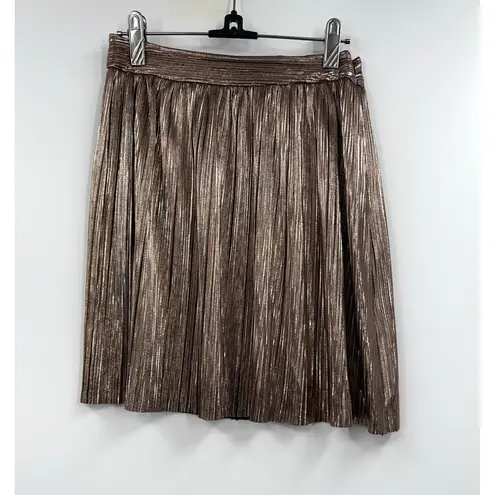 House of Harlow Revolve 1960 Pleated Accents Mini Dress Flint Rose Gold Size XS