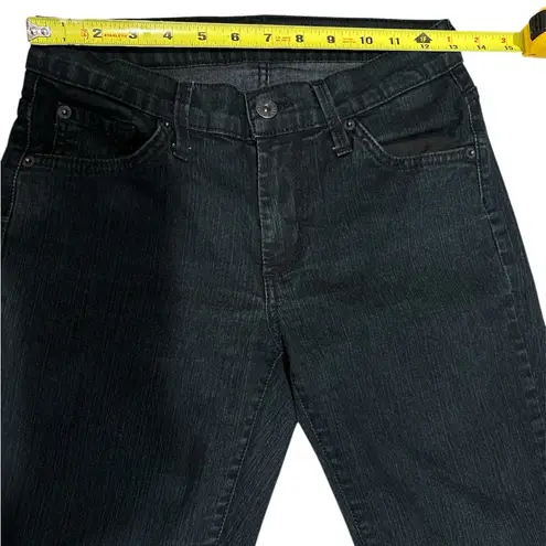 James Jeans Twiggy In Black Cat Skinny Jean Dry Aged Denim Women’s Size 27