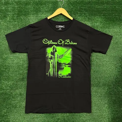 Children of Bodom black and green band T-shirt in size Medium