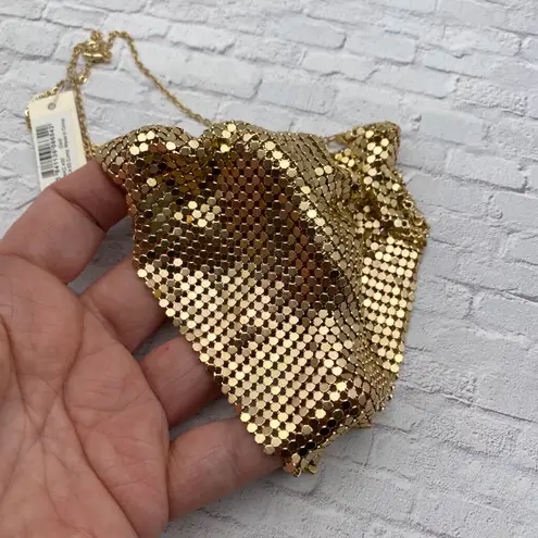 Amrita Singh Gold Mesh Bib Bandana Necklace