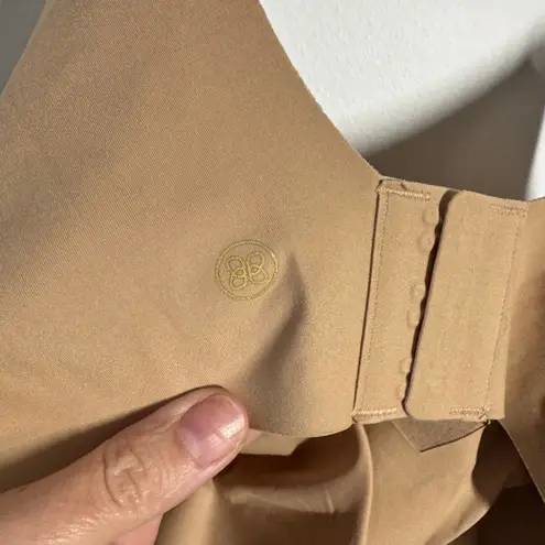 Honeylove Crossover Bra Sz XL Beige Nude Wireless Lite Padding Comfort Adj Strap Tan