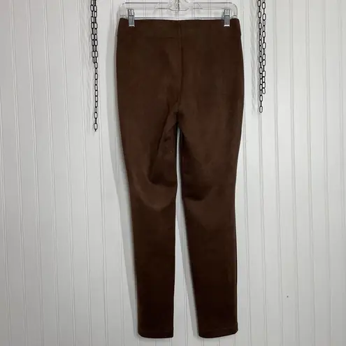 Max Studio NWT  Women’s Brown High Waist Stretchable Pull On Cropped Pants Size S