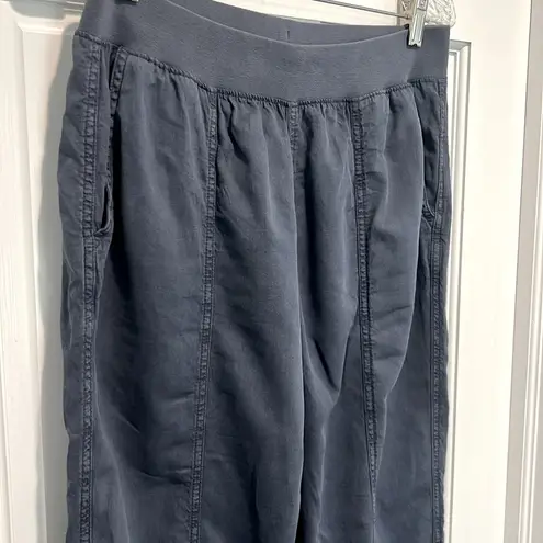 Faherty The Arlie Day Pant Navy Blue Medium Linen Cotton Blend Pull On