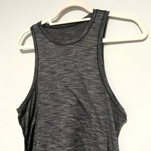 Lululemon Dark Gray Muscle Tank Top Fitness Workout