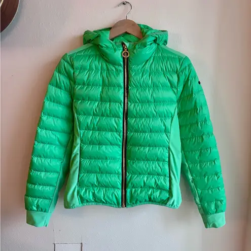 Goldbergh Nadia Down Padded Jacket Spring Green Size 10