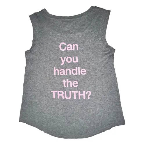 Alternative Apparel Graphic Tank Top Juniors Size Large Gray Athleisure