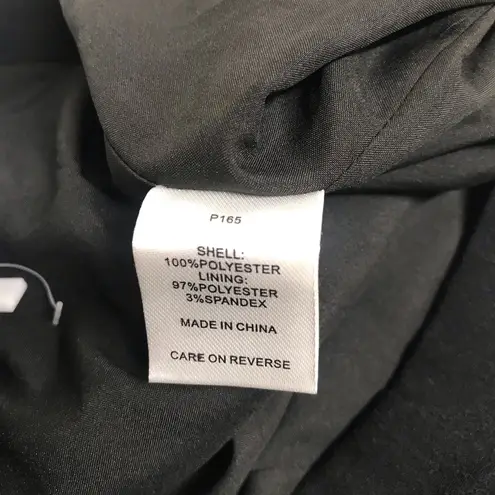 Alexia Admor Rover Black Wide Leg Trouser Pant Pleated Crepe Career Size 14 New