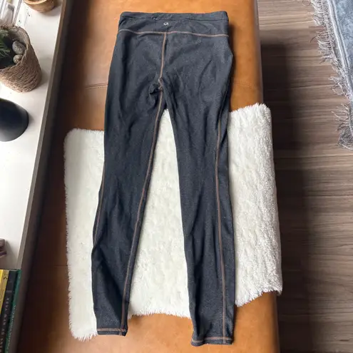 GapFit Leggings Charcoal Grey Full Length Athleisure Workout Pants Size XS Gray