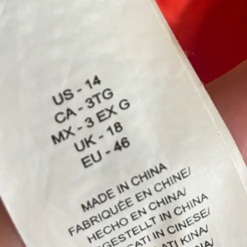 La Blanca Women's Standard Island Goddess Twist Keyhole One Piece Swimsuit SZ 14