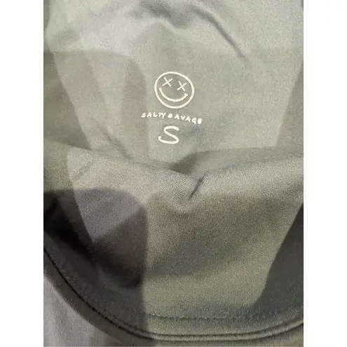 Salty Savage Side Pocket High Waist Leggings in Green Size Small