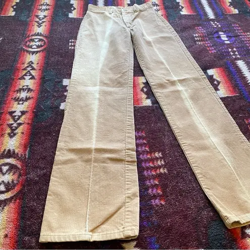 American Vintage VTG 70’s Corduroy Flare Pants. Talon Zipper fly. 25/30. 3 pocket style. Size 14