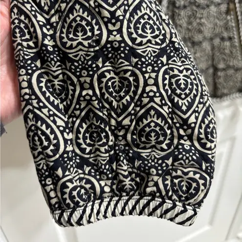 Women’s Black, Tan and White Quilted Zip Front Jacket by Tribal, NWT, Size TG/XL Black